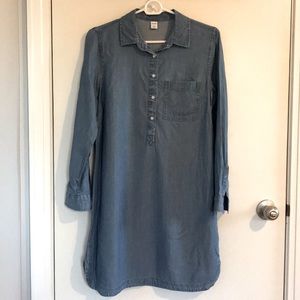 Old Navy Chambray Demin Shirt Dress - Small